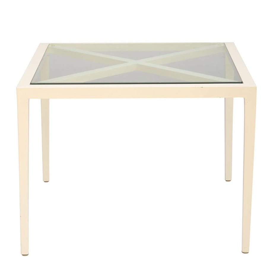 Квадратный алюминиевый и стеклянный журнальный столик JANUS et Cie Azimuth ARCH-00046138 - Вид №4