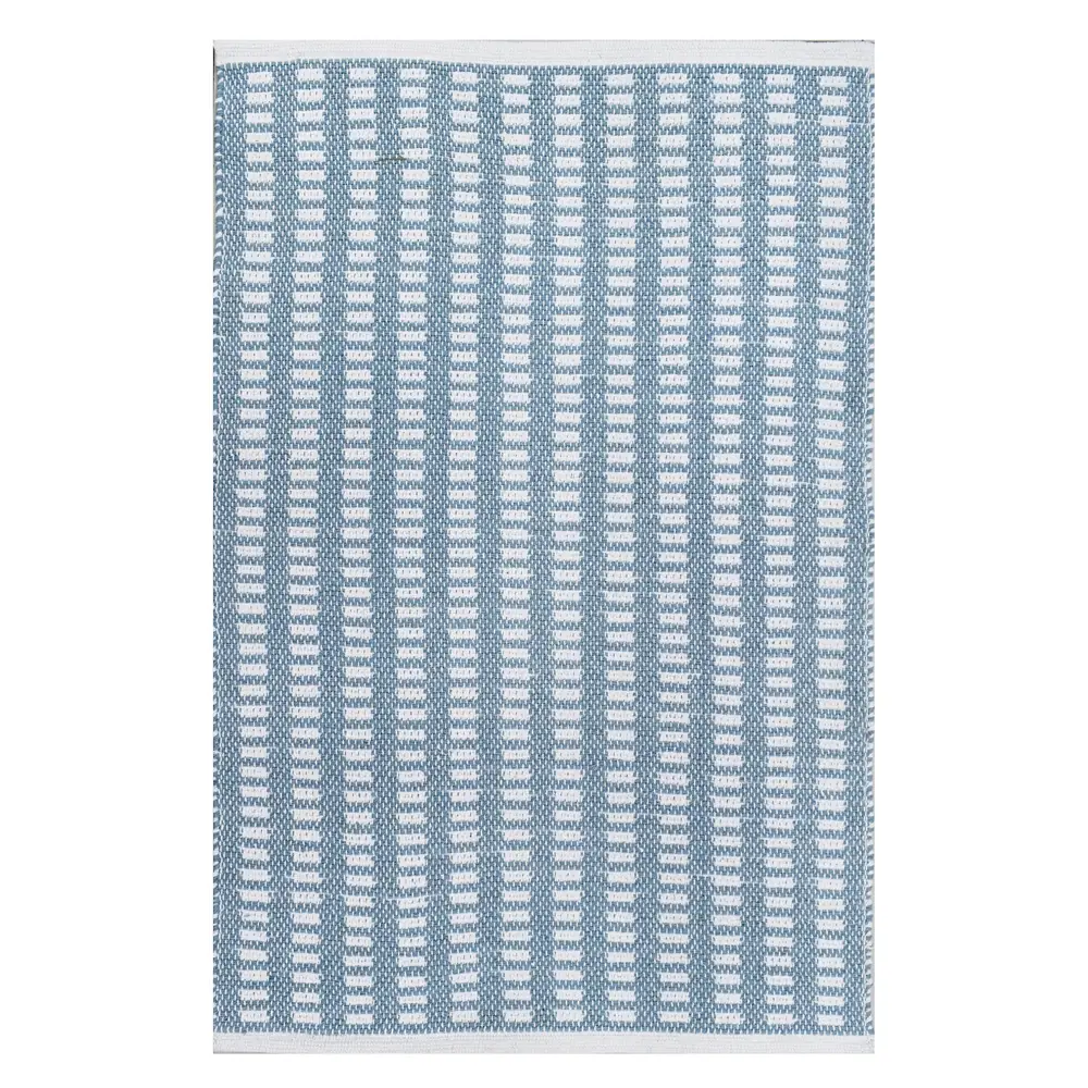 89371662 Коврик декоративный хлопок Брик IC-17583 см цвет 60x90 см цвет синий STLM-1535133 CTIM  - Вид №1