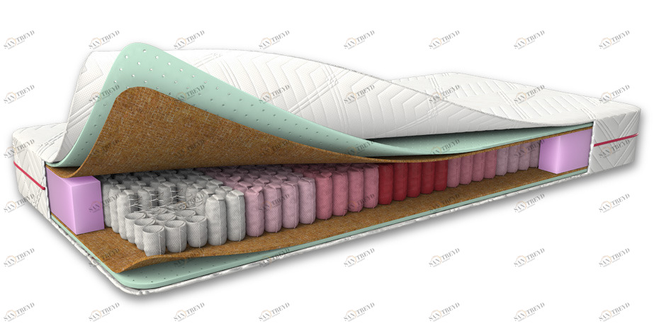 Матрас ортопедический 90x200 "Диона" BELABEDDING  129382 Белый 