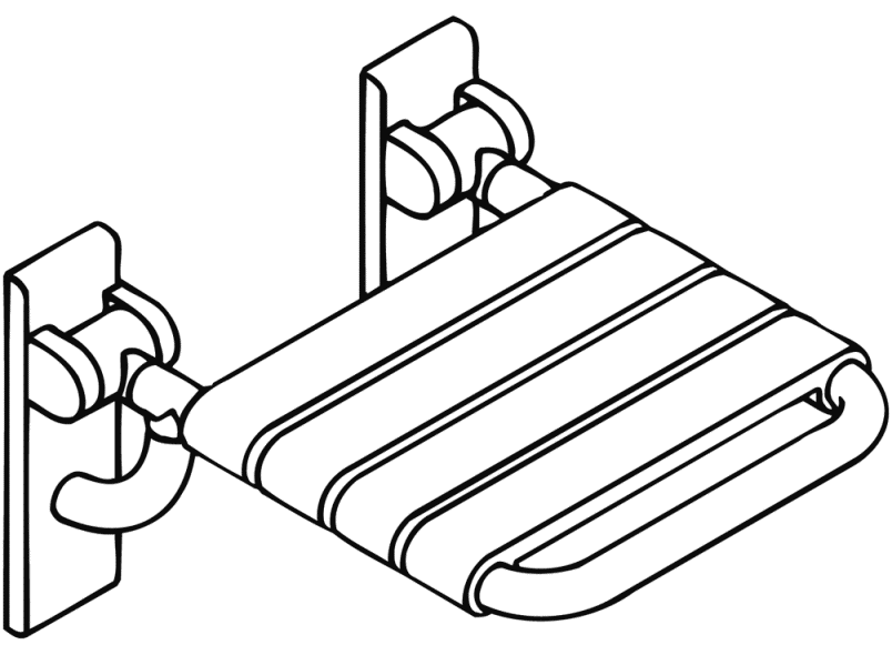 801.51.200 складное сиденье HEWI Serie 477/801  - Вид №7