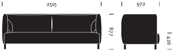 Herman Miller 3-х местный тканевый диван Colourform sun-id-1469875 - Вид №7