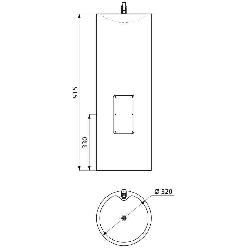 180100 Напольный питьевой фонтанчик ILHA DELABIE  - Вид №1