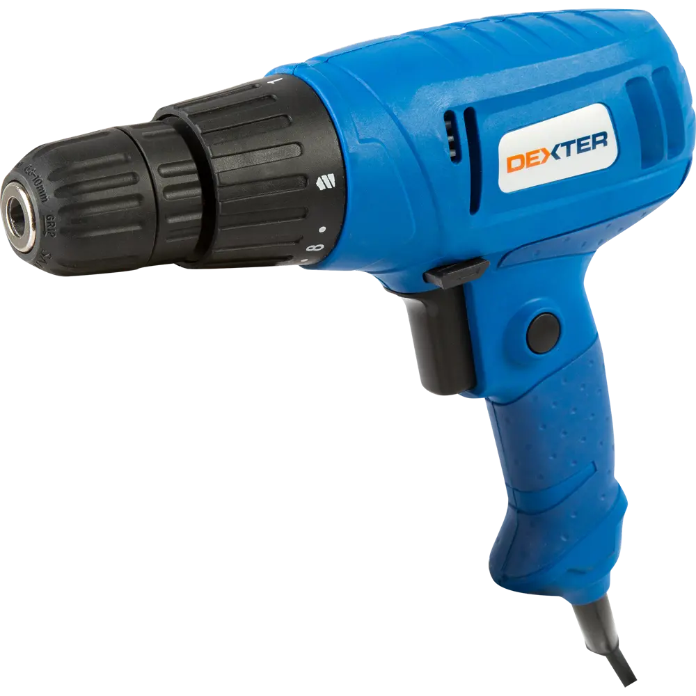 82036664 Дрель сетевая Dexter Z1J-HW-10, 280 Вт STLM-0018105