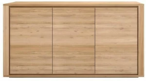 Ethnicraft Комод деревянный с распашными дверцами Oak shadow 51371