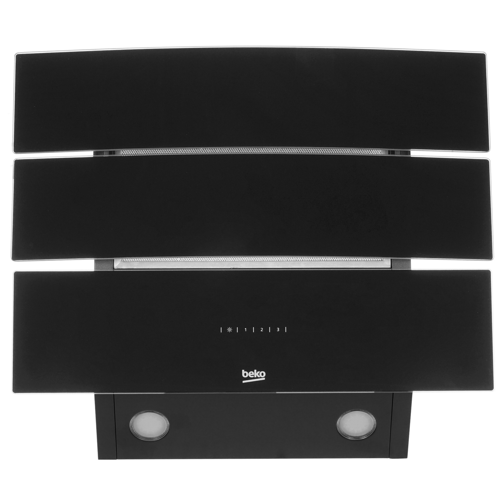 8164110 Вытяжка наклонная Beko HCA 62640 B черный/черный STDN-0040688 - Вид №1