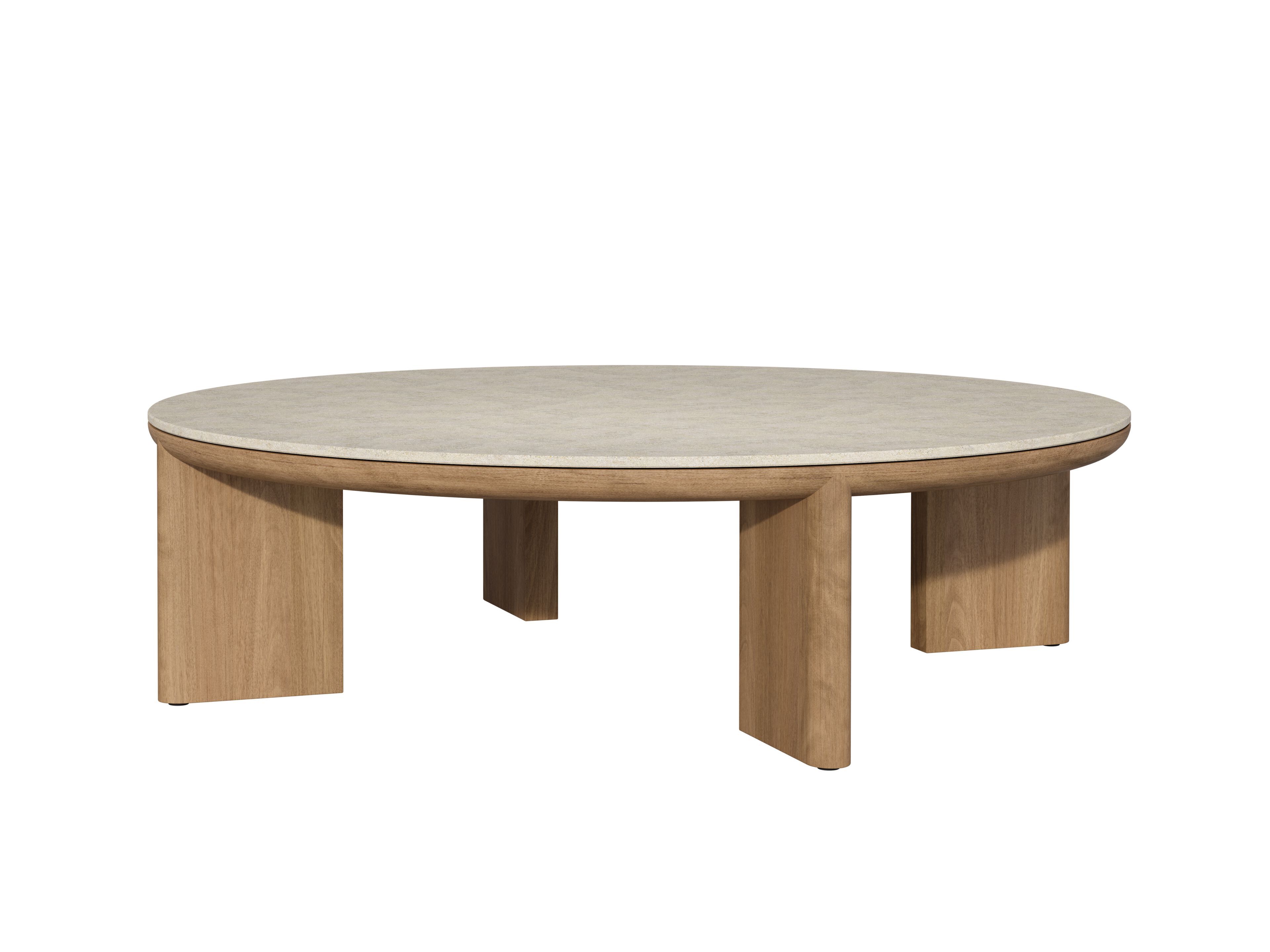 Круглый стол из тикового дерева TRIBÙ Amanu ARCH-00084720 - Вид №1