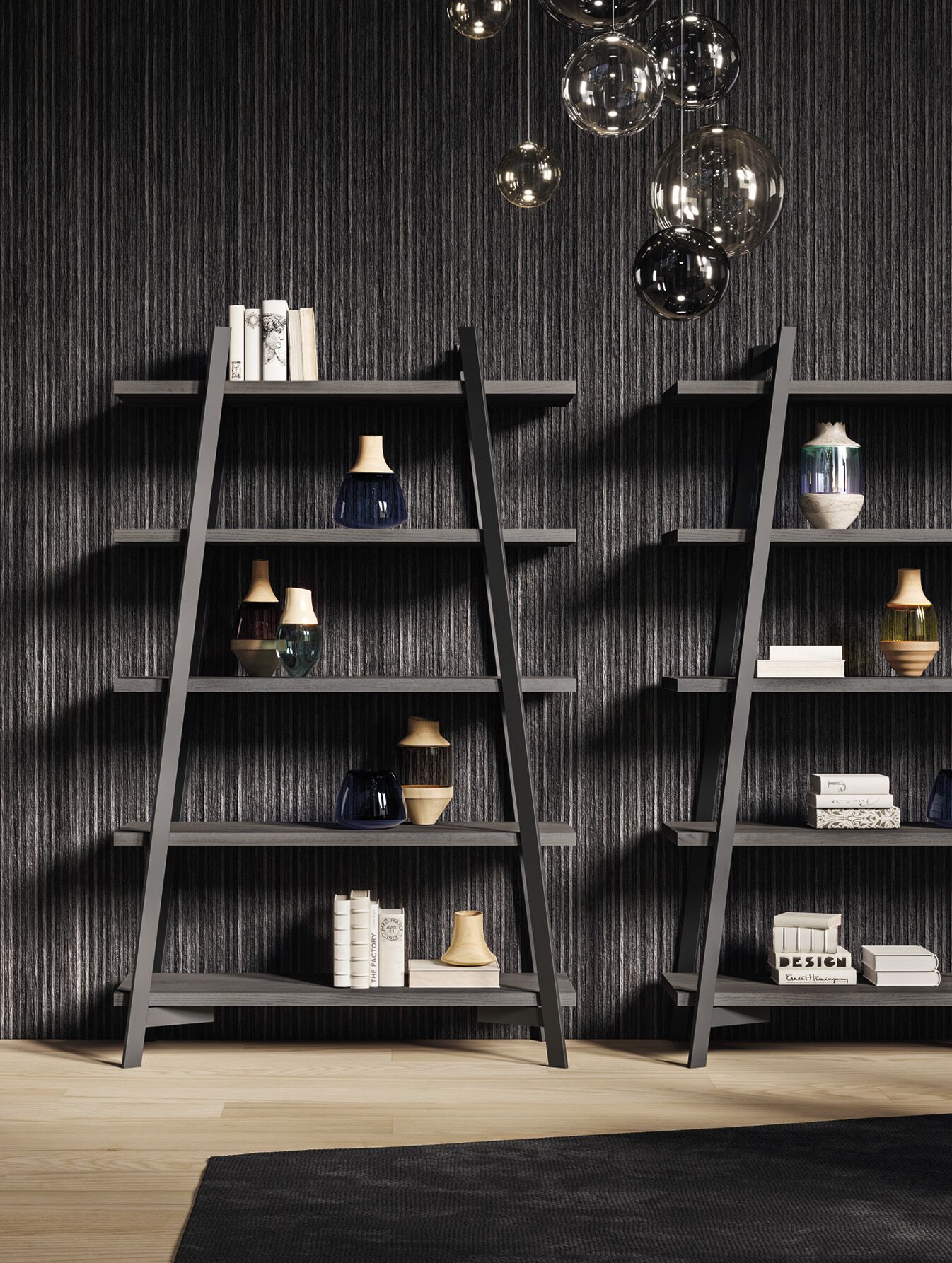 Отдельно стоящий книжный шкаф из дуба Devina Nais STEP ARCH-00041758 - Вид №2