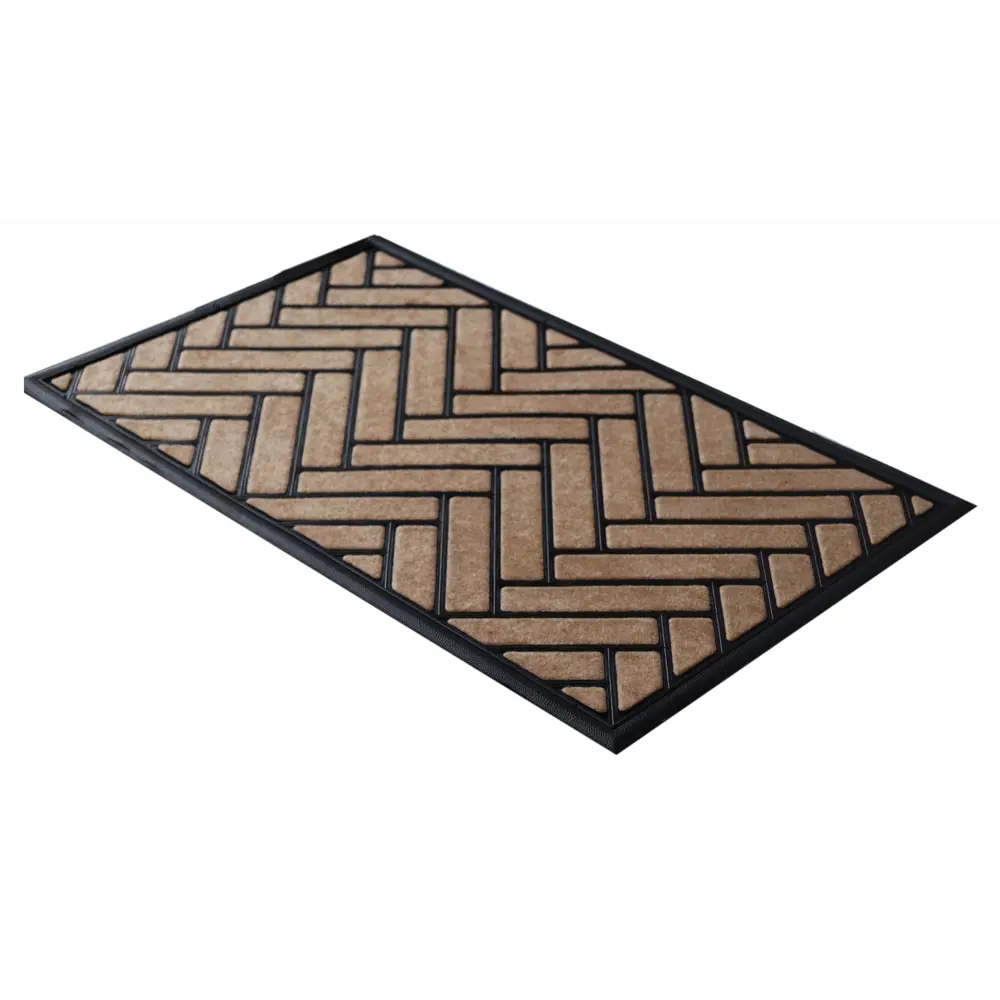 Коврик грязезащитный полиэстер Bali A3 45x75 см цвет бежевый Santreyd STLM-2120173 - Вид №3