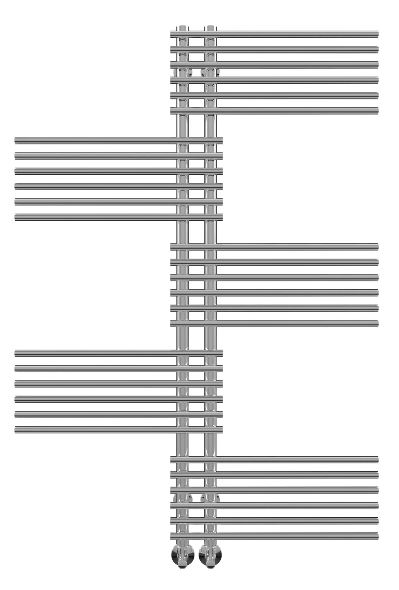 4620768886676 ЛЮКС Европа П30 500х1296 (6+6+6+6+6) Полотенцесушитель TERMINUS Нержавеющая сталь - Вид №1