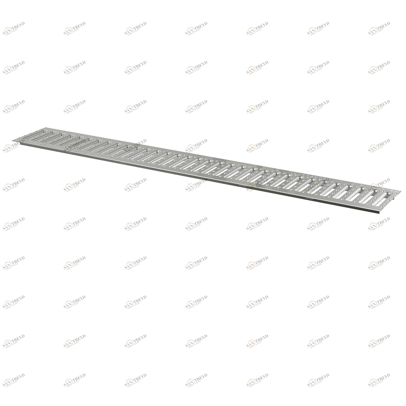 Решетка для дренажного канала AVZ101 оцинкованная сталь „T“ профиль A15 ALCAPLAST AVZR101