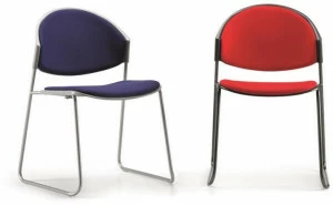 TALIN Санный стул с обивкой из ткани Delfi