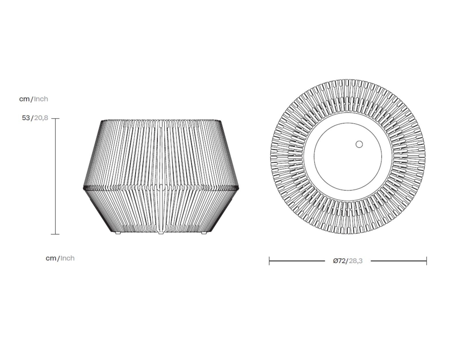 Садовый горшок Kettal ZigZag ARCH-00022107 - Вид №2