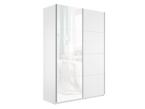 90325594 Шкаф-купе Прайм 230x120x57 см ЛДСП цвет белый 1PDS_120_B STLM-0185295 МЕБЕЛЬНАЯ КОМПАНИЯ Е1