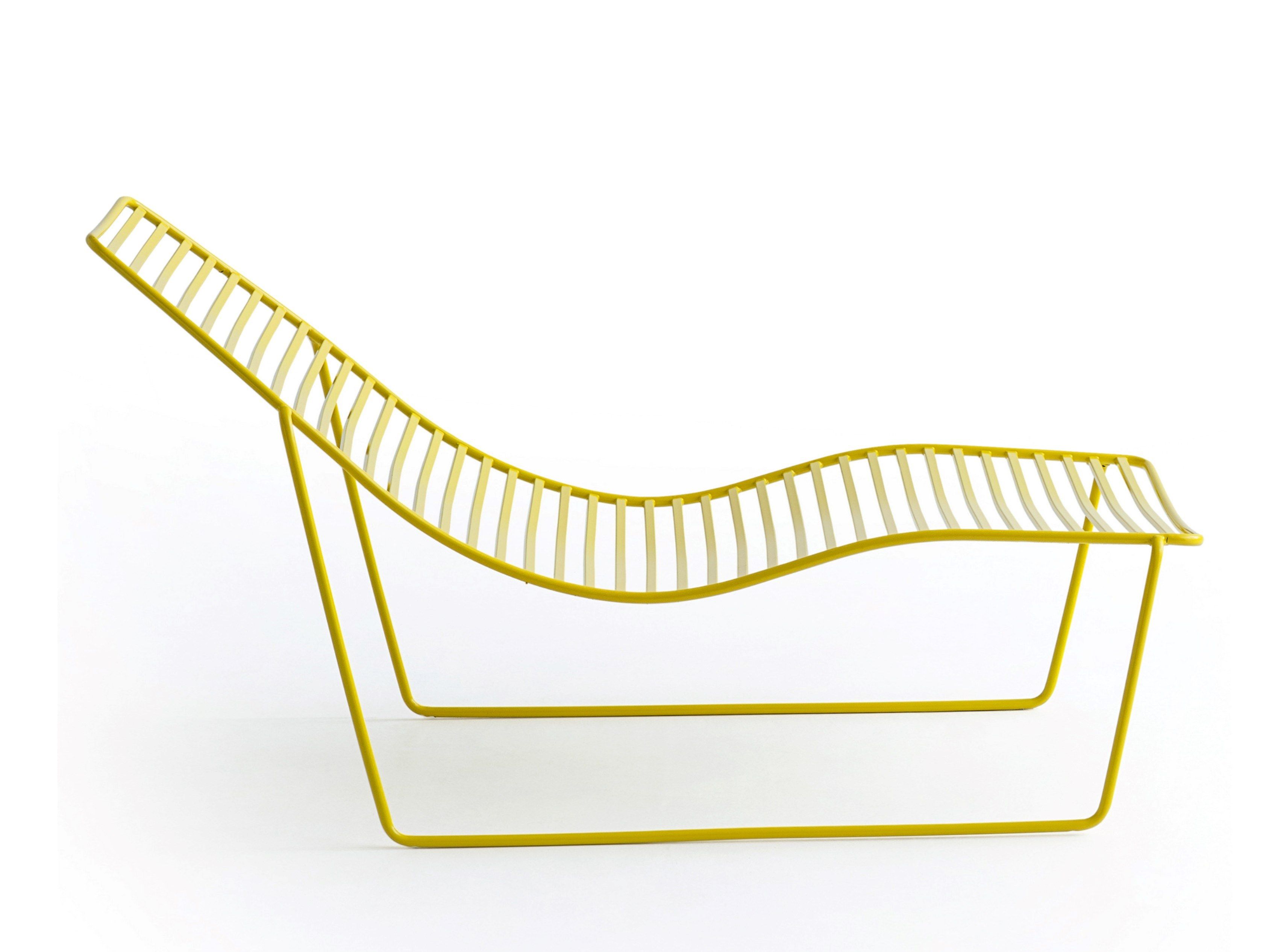 Металлический шезлонг с подлокотниками GABER ссылка ARCH-00105847