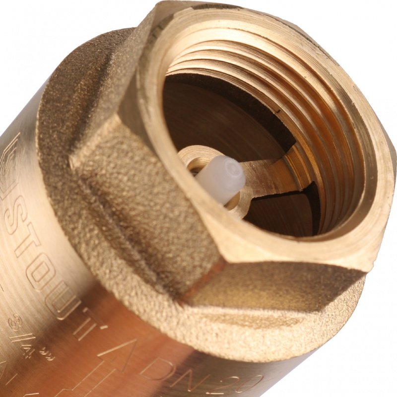 Клапан обратный STOUT 3/4" (пластиковое седло) пружинный SVC0012000020 - Вид №1