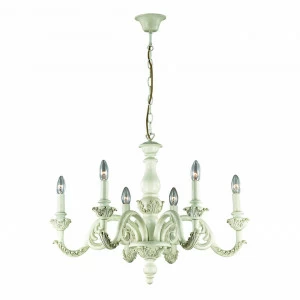 Люстра дизайнерская Insolate белая Giglio SP6 IDEAL LUX ДИЗАЙНЕРСКИЕ, GIGLIO BIANCO 057354 Белый