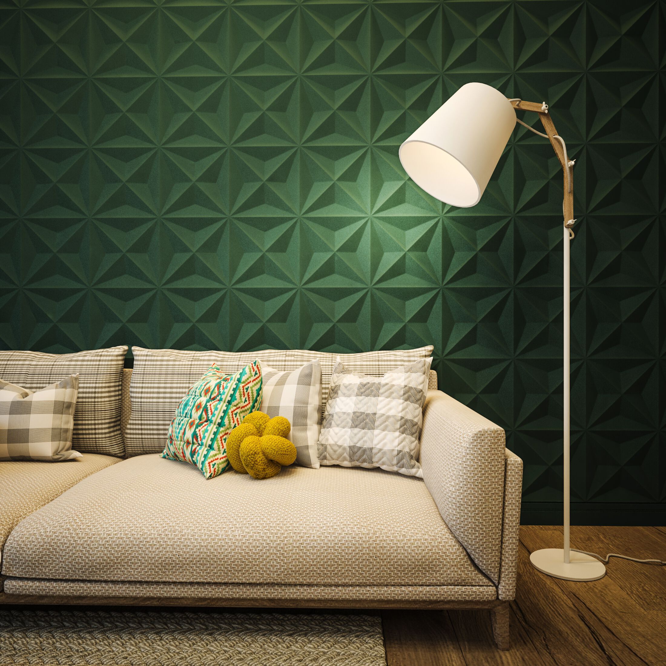 Трехмерное гипсовое покрытие WallDeco M-Modern ARCH-00085064 - Вид №1