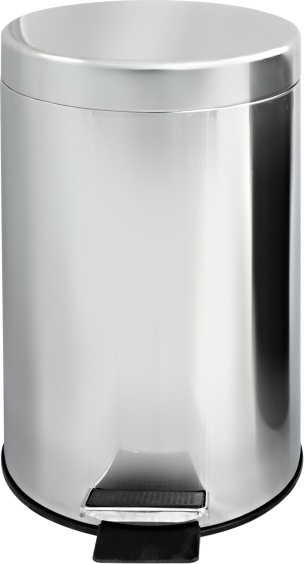 2565.068 Урна с механизмом поднятия крышки 12л 11312 нержав сталь 12 л Solinne Puff  - Вид №4