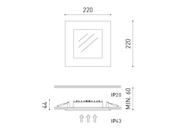 Утопленный светодиодный прожектор Arkoslight ARCH-00002112 - Вид №4