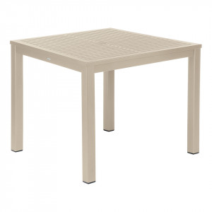 Code: 2AUA09.04 Алюминиевый стол Aura 90 Teak  Aura Dining