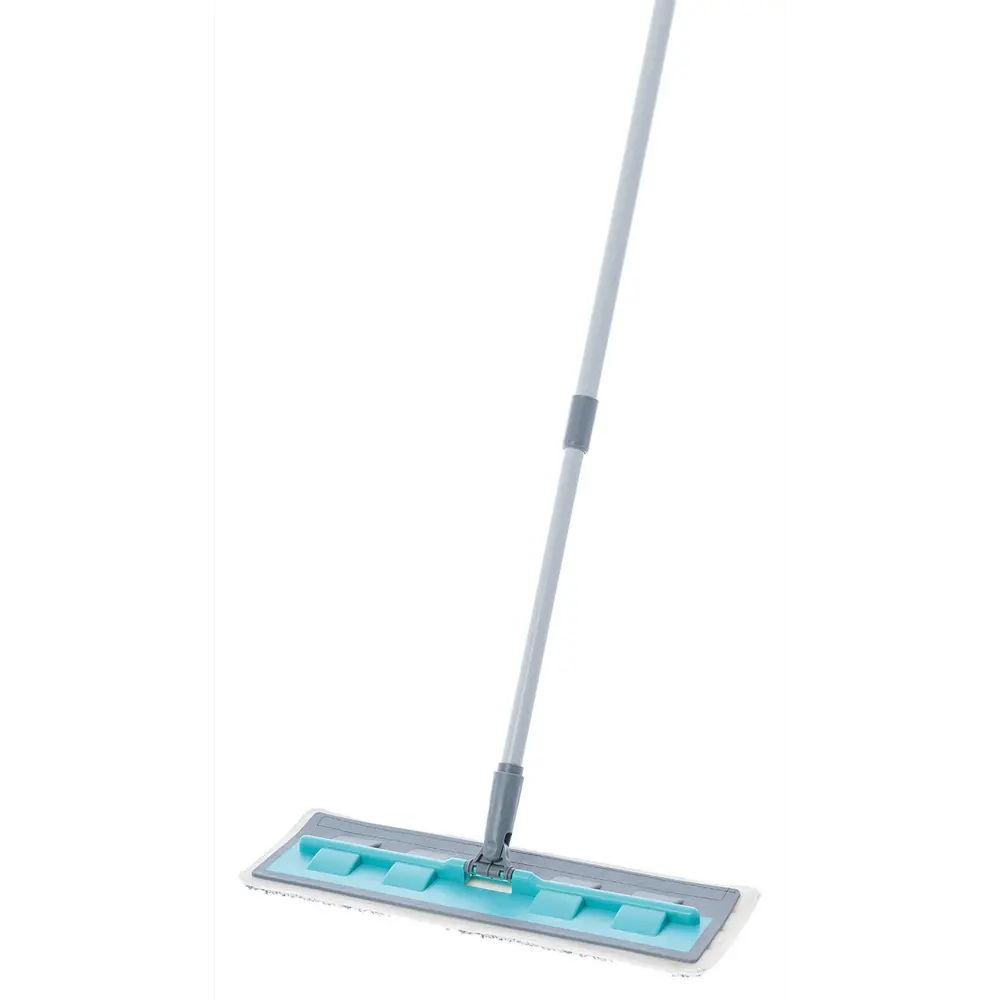 Швабра с плоской насадкой You'll Love Дуо микрофибра серый/бирюзовый 127 см STLM-2099792