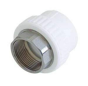 Муфта комбинированная KALDE D110х4" ВР под шестигранник белая