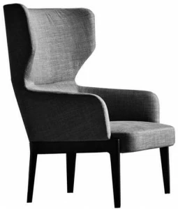 Molteni & C. Кресло Bergere из ткани с высокой спинкой Chelsea