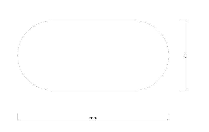 Овальный садовый стол SNOC Pigalle ARCH-00037399 - Вид №6