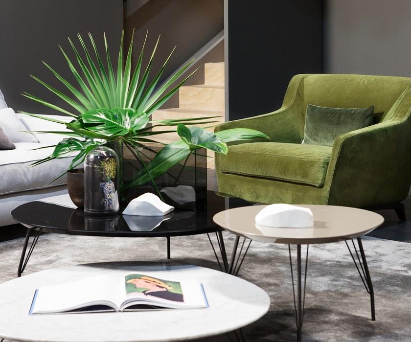 Vibieffe Низкий мраморный журнальный столик для гостиной 710 pop sun-id-1361303 - Вид №3