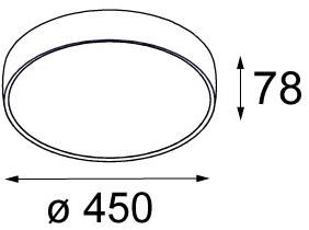 Modular Lighting Instruments Светодиодный потолочный светильник Flat moon sun-id-1508761 - Вид №3