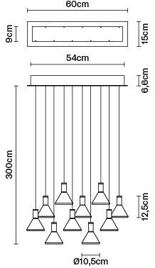 Fabbian Светодиодная подвесная лампа из боросиликатного стекла Multispot sun-id-1443996 - Вид №7
