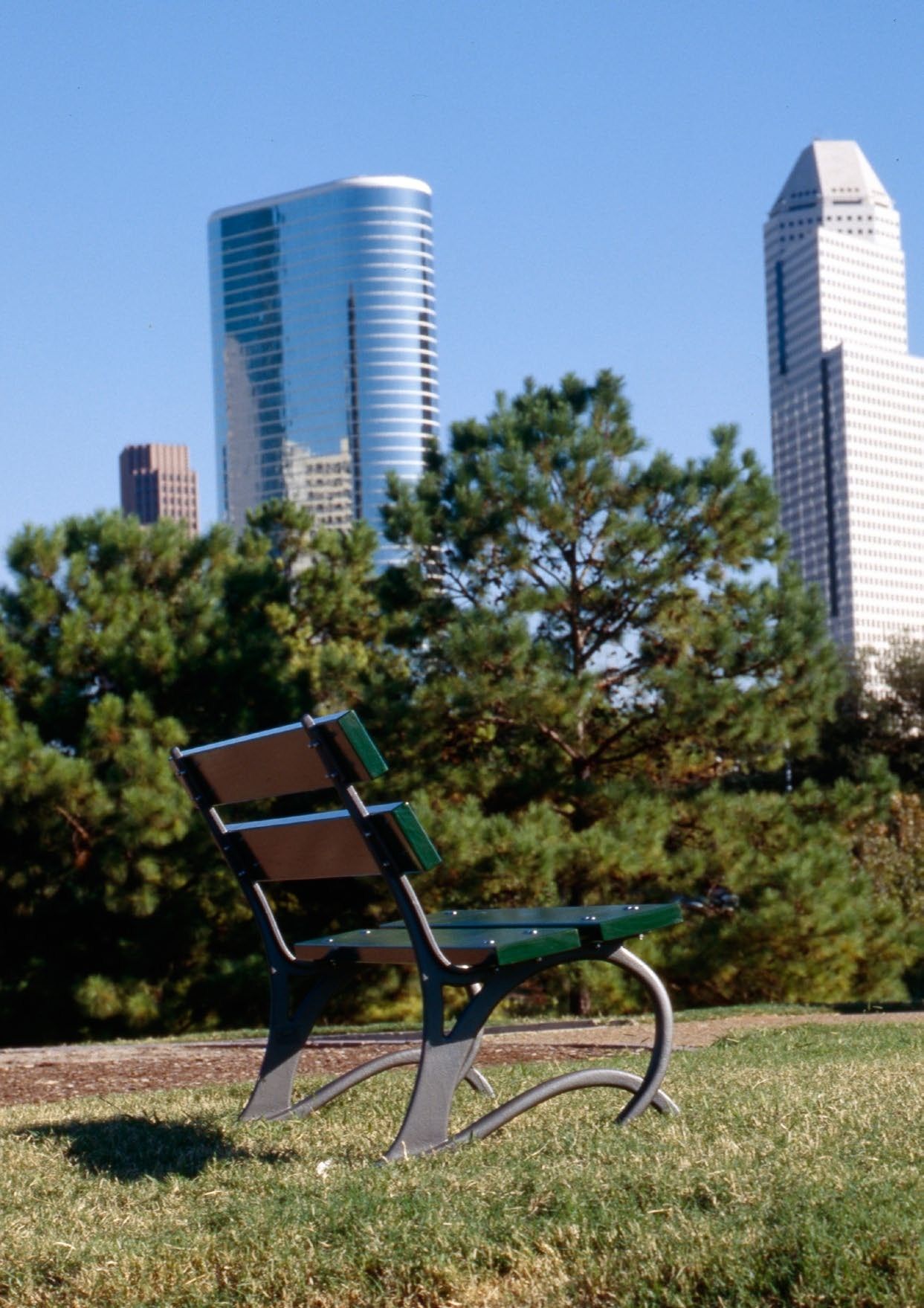 Деревянная скамья со спинкой Neri Salix ARCH-00078434 - Вид №2