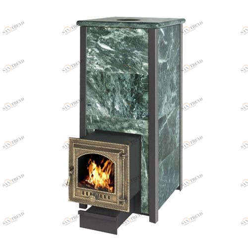 Печь для бани Везувий Русский пар ВК (змеевик) с закрытой каменкой 146