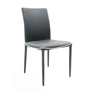 Стул обеденный серый, экокожа Kyoto UNICO  248825 Серый