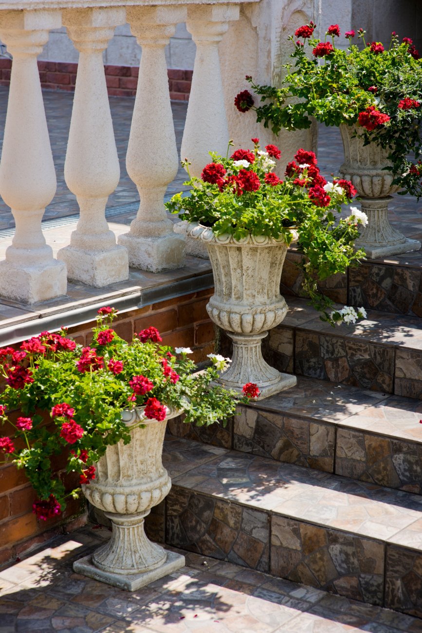 Ваза уличная коричневая "Грасс" LE-VILLAGE FLORERO 044835 Коричневый  - Вид №2