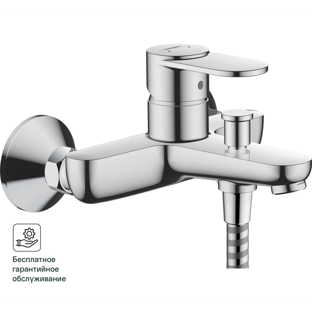 Смеситель для ванны и душа Hansgrohe Vernis однорычажный цвет хром 82773486 STLM-2027800