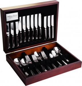 10589999 Arthur Price Набор столовых приборов в кофре Arthur Price "Харли" 6/44 Сталь нержавеющая
