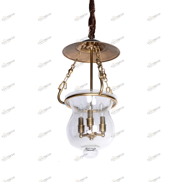 Подвесной светильник BRCH9019-3 от Delight Collection DELIGHT ДИЗАЙНЕРСКИЕ 243915 Прозрачный;золото 