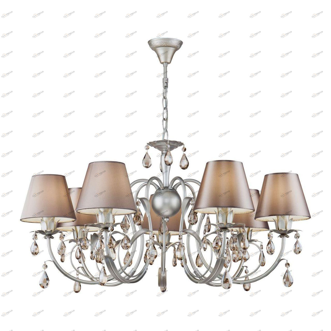 Подвесная люстра Freya Alexandra FR2033PL-07S FREYA ДИЗАЙНЕРСКИЕ, ALEXANDRA 220523 Коричневый 