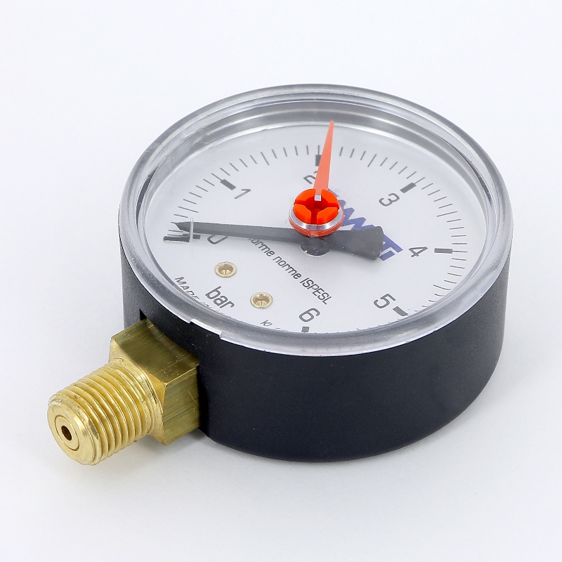 Манометр радиальный 1/4" 63 мм EMMETI 6 бар 00612006 - Вид №1