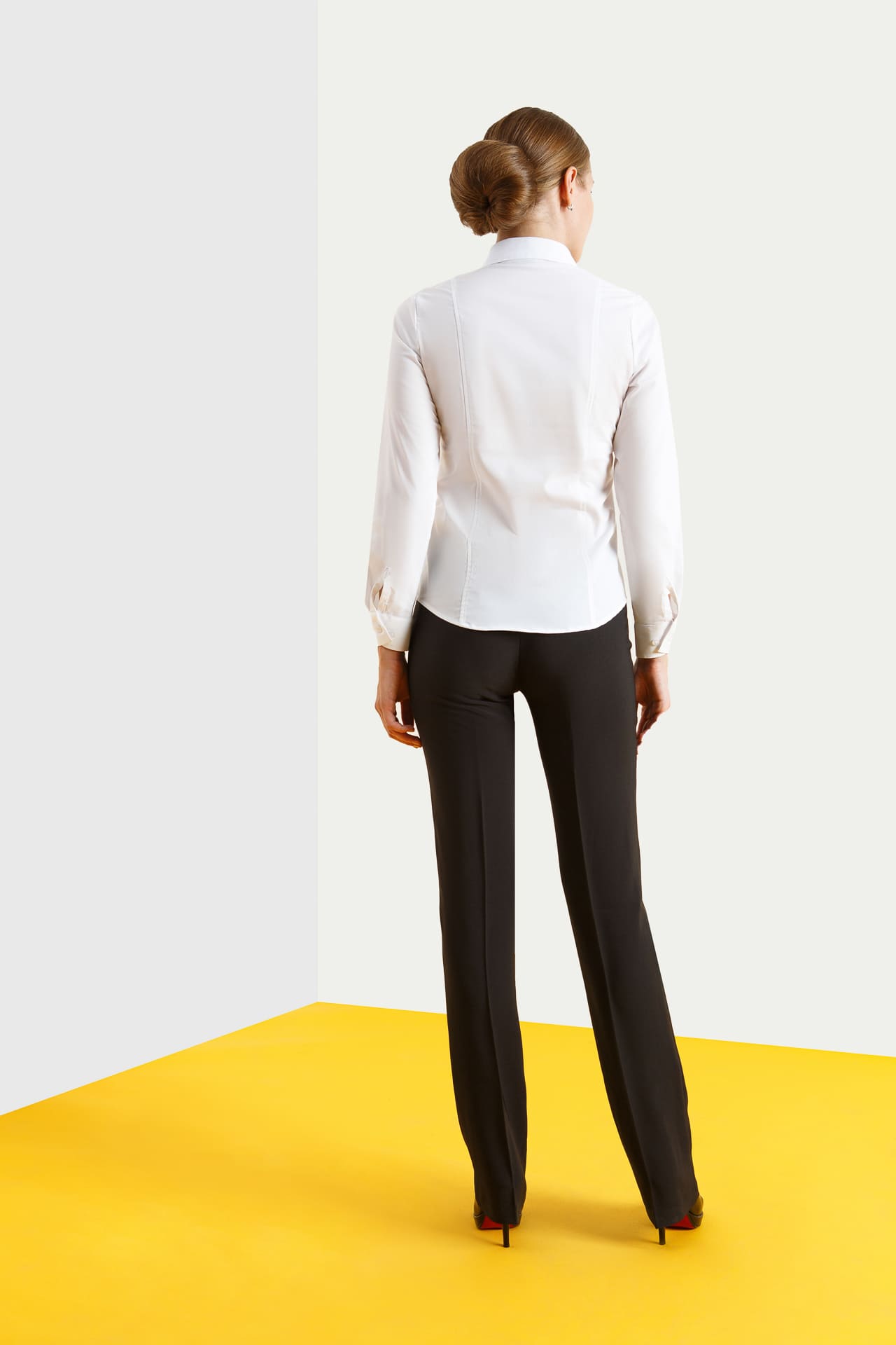 62484 Рубашка женская  white El-Risto  Корпоративная одежда  размер 40 (XS)  - Вид №5