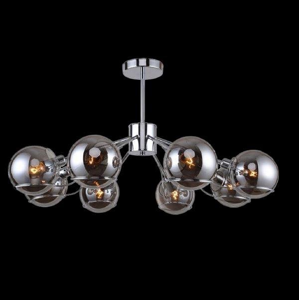 Потолочная люстра Freya Sally FR5014PL-08CH дымчатая FREYA SALLY, ШАР 280003 Дуб  - Вид №1