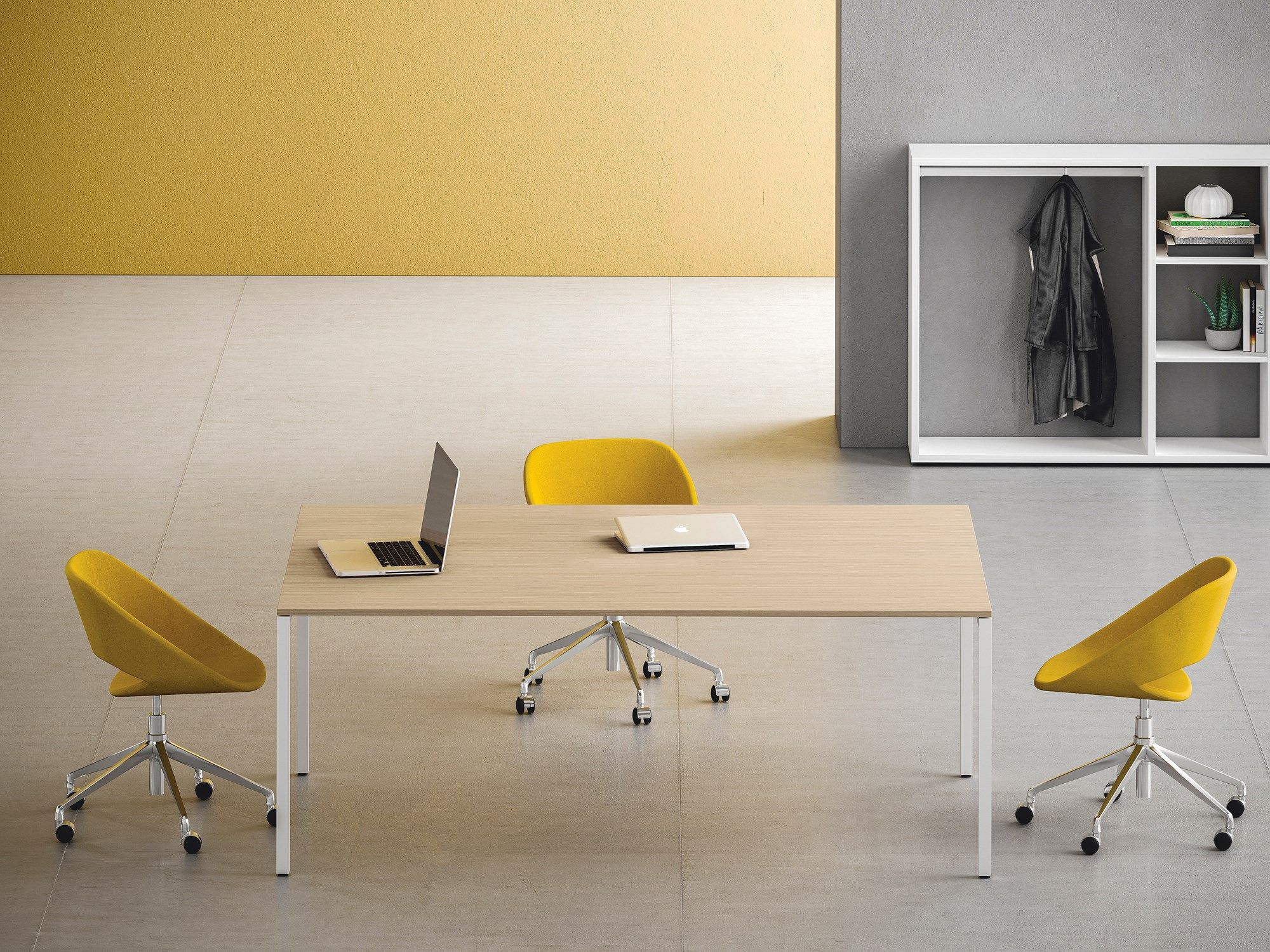 Прямоугольный стол для совещаний FANTONI Framework 2.0 ARCH-00016013 - Вид №1