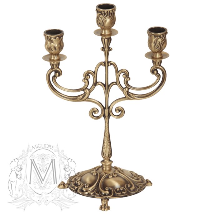 Канделябр на 3 свечи MIGLIORE Complementi ML.COM-50.153.CR, цвет хром  - Вид №2