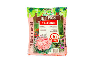 17585226 Почвогрунт для розы и бегонии 5 л Ро-5 Фабрика грунтов