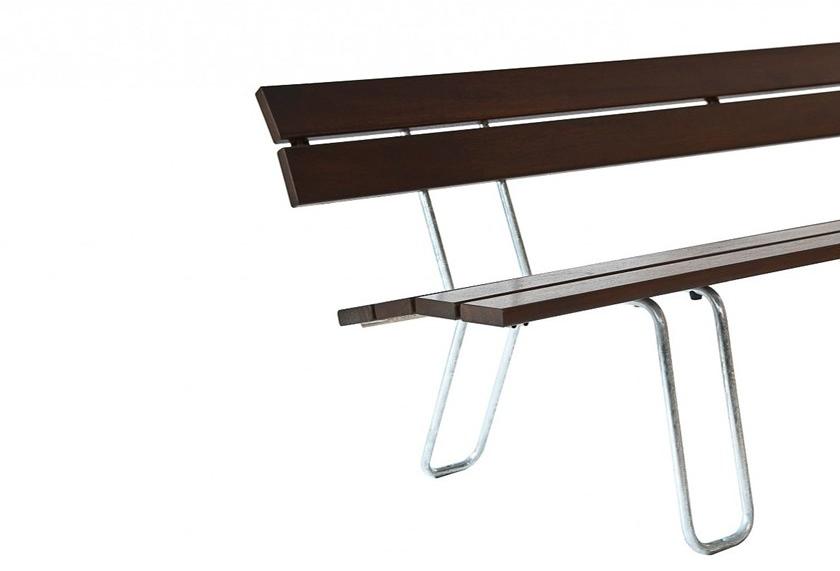 Euroform W Деревянная скамейка со спинкой  33  - Вид №2