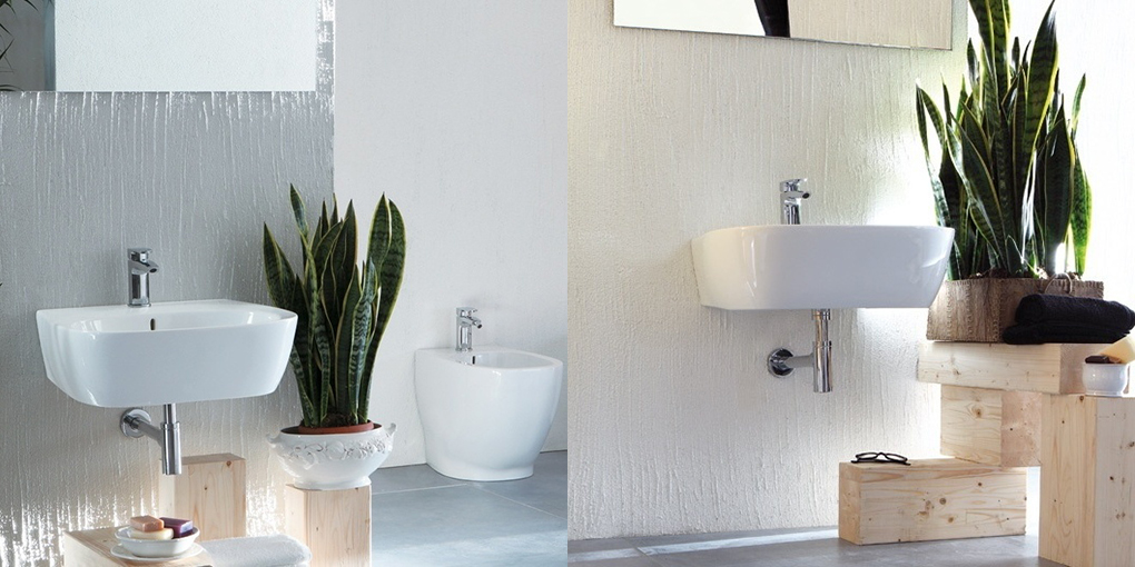 WG06050101 Подвесная раковина настенная овальная Disegno Ceramica  белая  - Вид №2