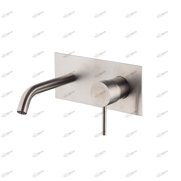 F3081X5 Cмеситель для раковины для настенного монтажа FIMA CARLO FRATTINI Spillo Steel 