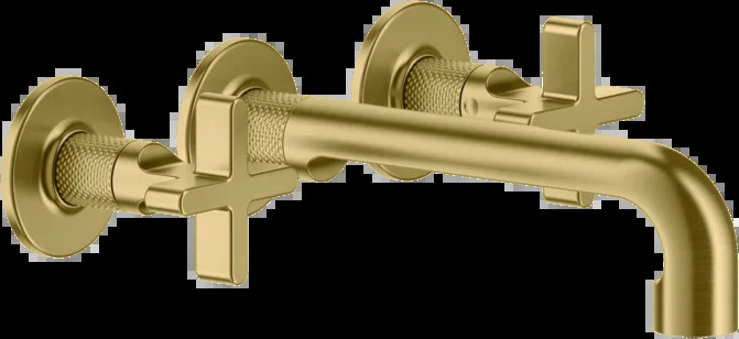 Группа умывальников 58190 716 Gessi Inciso PVD С ЗОЛОТОЙ ЩЕТКОЙ