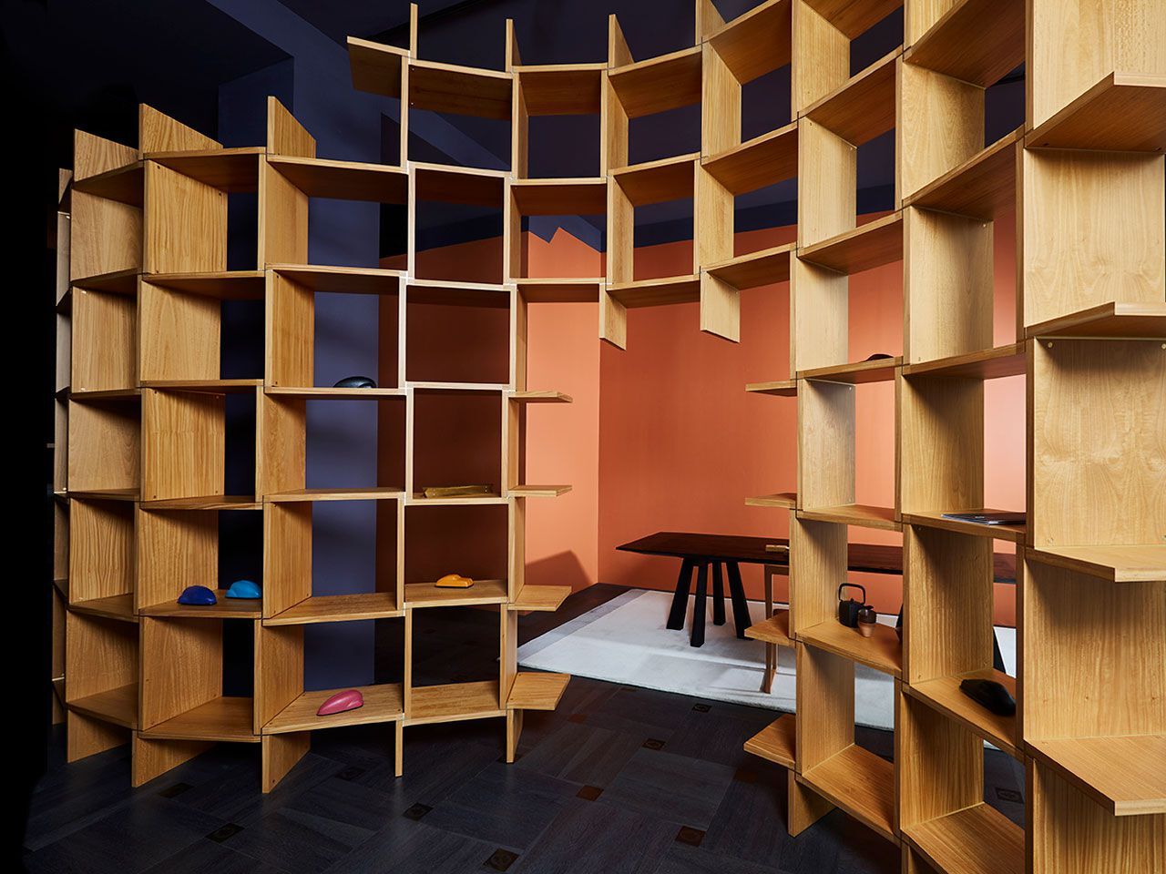 Деревянный книжный шкаф Bottega Ghianda JAMAIS CONTENT ARCH-00150237 - Вид №2